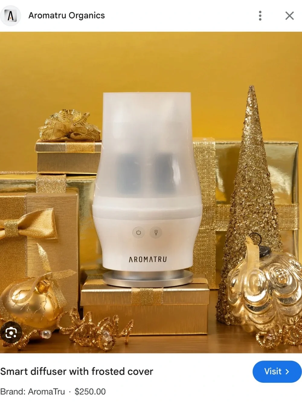 Aromatru Smart Diffuser + comfort collection oils